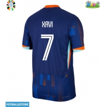 Nederland Xavi Simons #7 Bortedrakt EM 2024 Kortermet